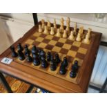 Boxed & Boarded Wooden Chess Set