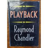 UK First Edition Philip Marlowe Hardback Book - Raymond Chandler 'Playback' (Hamish Hamilton, 1958 -
