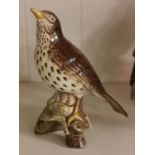 Beswick Pottery Songthrush - ref 2308, 14cm high