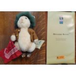 Steiff Beatrix Potter 'Benjamin Bunny' Soft Toy Figure (H26cm; issue 00254 - incl original present