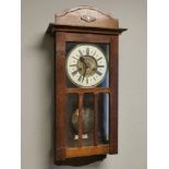 Deco-Style Cased 1930's Wall Clock