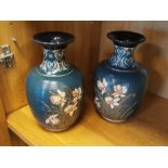 Pair of Lovatts Langley Stoneware Vases