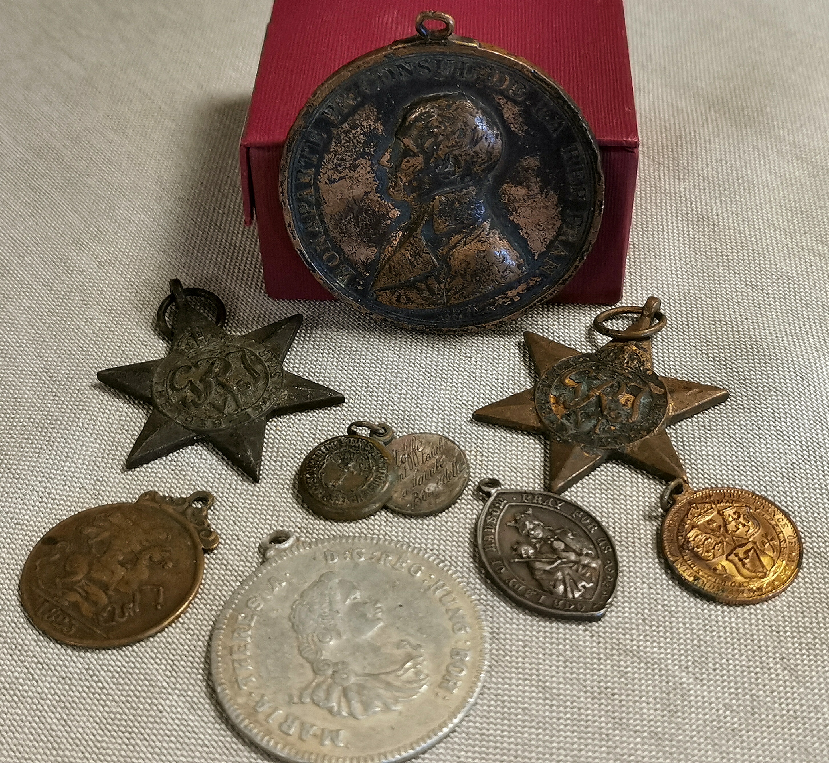 Collection of Military, WWII and Other Medals inc Napoleon