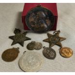 Collection of Military, WWII and Other Medals inc Napoleon