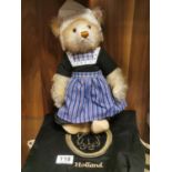 Boxed Steiff Limited Edition Meisje Beer Netherlands Dutch Teddy Bear