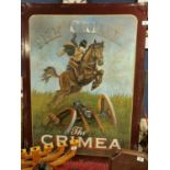 Large Original Enamel Pub Sign 'The Crimea' - Breweriana/Militaria Interest - 118h by 86cm wide
