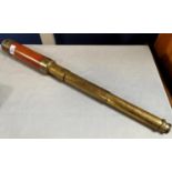 Early Victorian Brass 2.5-Inch Refracting Telescope by Luigi (L&A) Balerna of Halifax