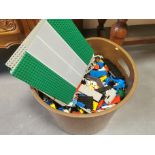 Box of Various Lego Brick Toys