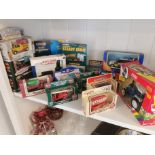 Collection of 15 Various Corgi, Matchbox, Britains, Lledo and Other Die-Cast Trucks and Cars