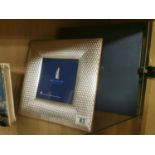 Boxed Romar Italian Silver Photo Frame