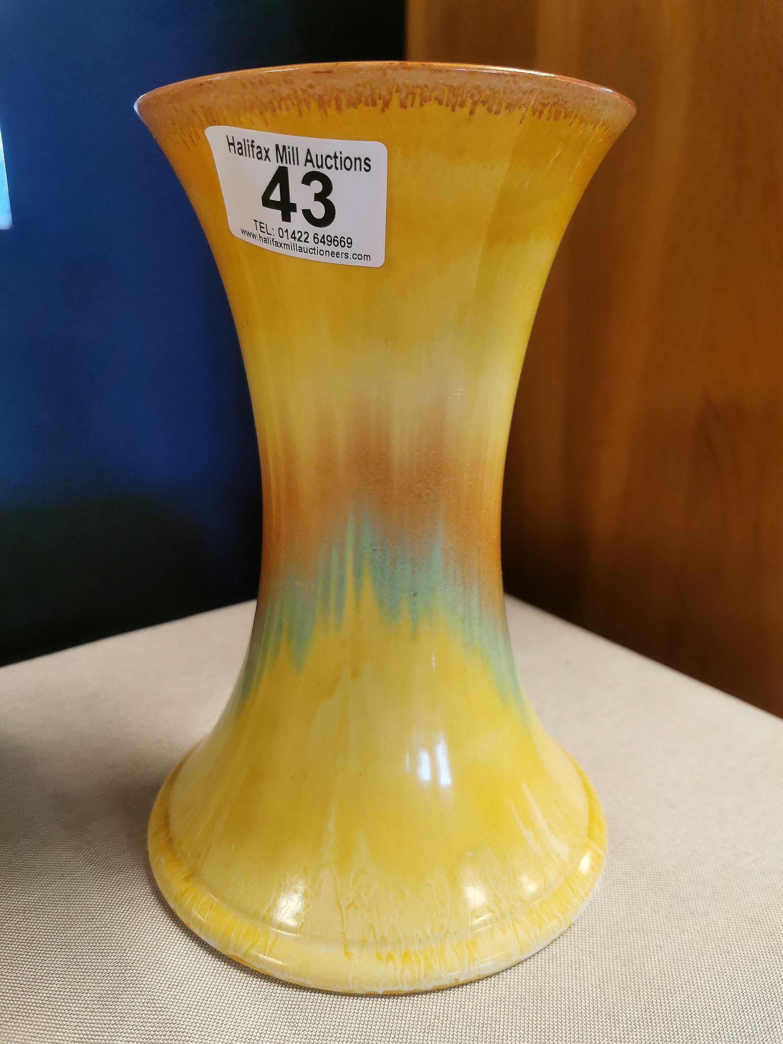 1940's Art-Deco Shelley Dripware Vase - 20cm high