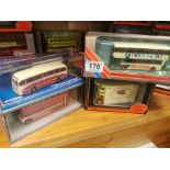 A Collection of 4 West Yorkshire Bus Coach Toy Models (2 Gilbow Exclusive First Editions, 2 Corgi Or