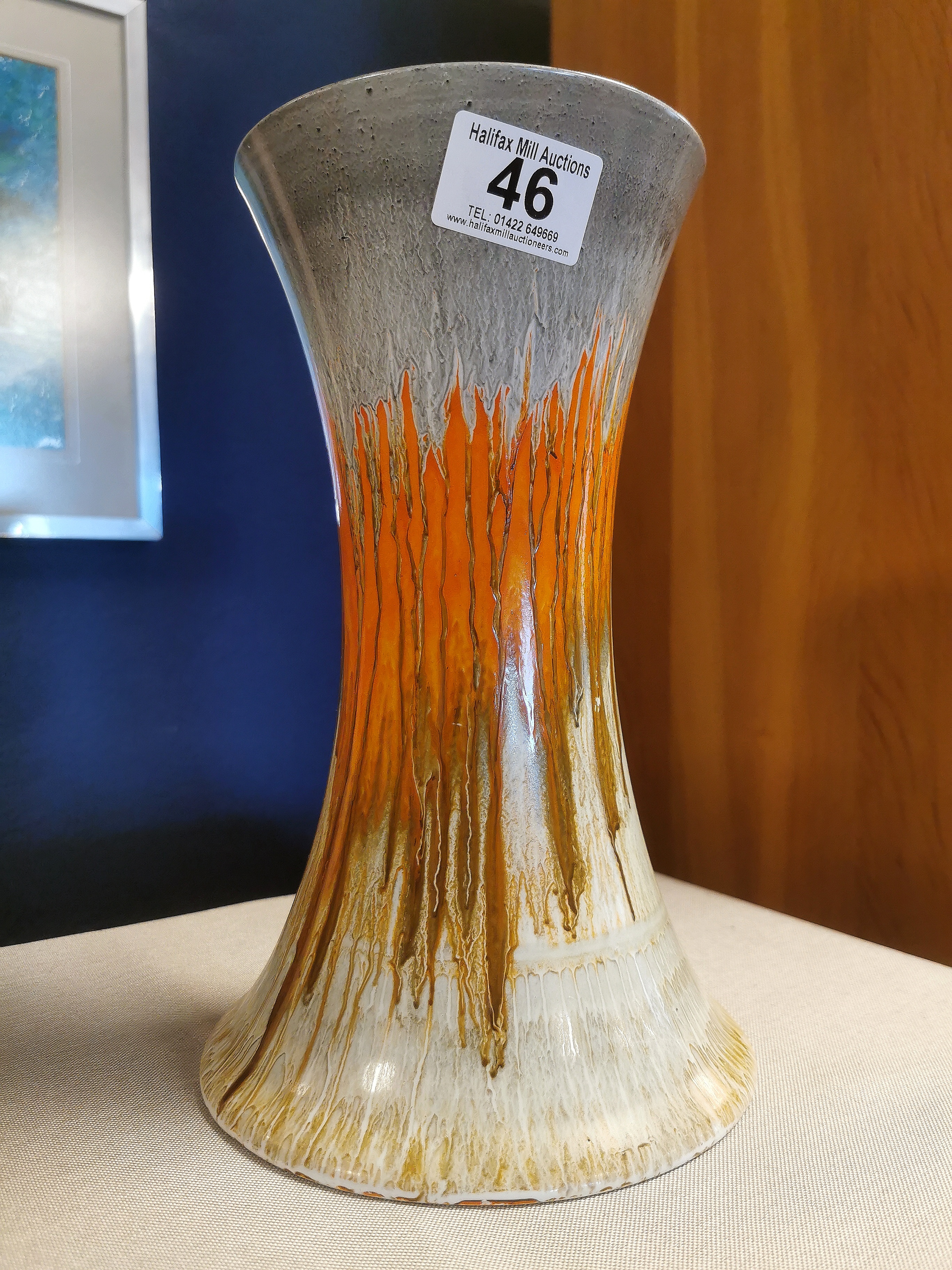 1940's Art-Deco Shelley Dripware Vase - 25cm high