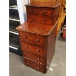 Victorian Mahogany Gentlemen's Dressing Stand/Drawers