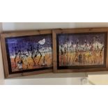 Pair of Well-Framed African Tribal Prints