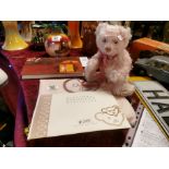 Diana Queen of Hearts Steiff Teddy Bear w/certificate & bag