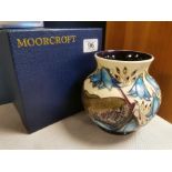 Boxed Limited Edition Moorcroft Philip Gibson Signed Macintyre Wuthering Heights Bronte Inspired Vas