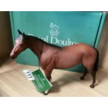 Boxed Royal Doulton Matt Finish Horse Figure