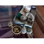 Collection of Various Brooches and Jewellery inc 925 HM Silver