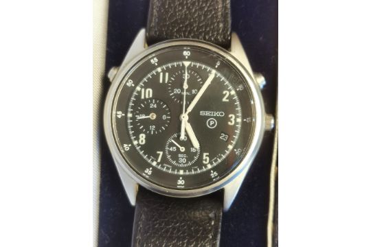 Vintage 1990's Seiko 7T27-7A20 Generation 2 Chronograph Wristwatch