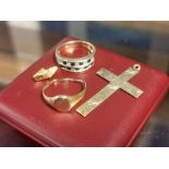 Collection of 9ct Gold Jewellery etc, weight 7.5g