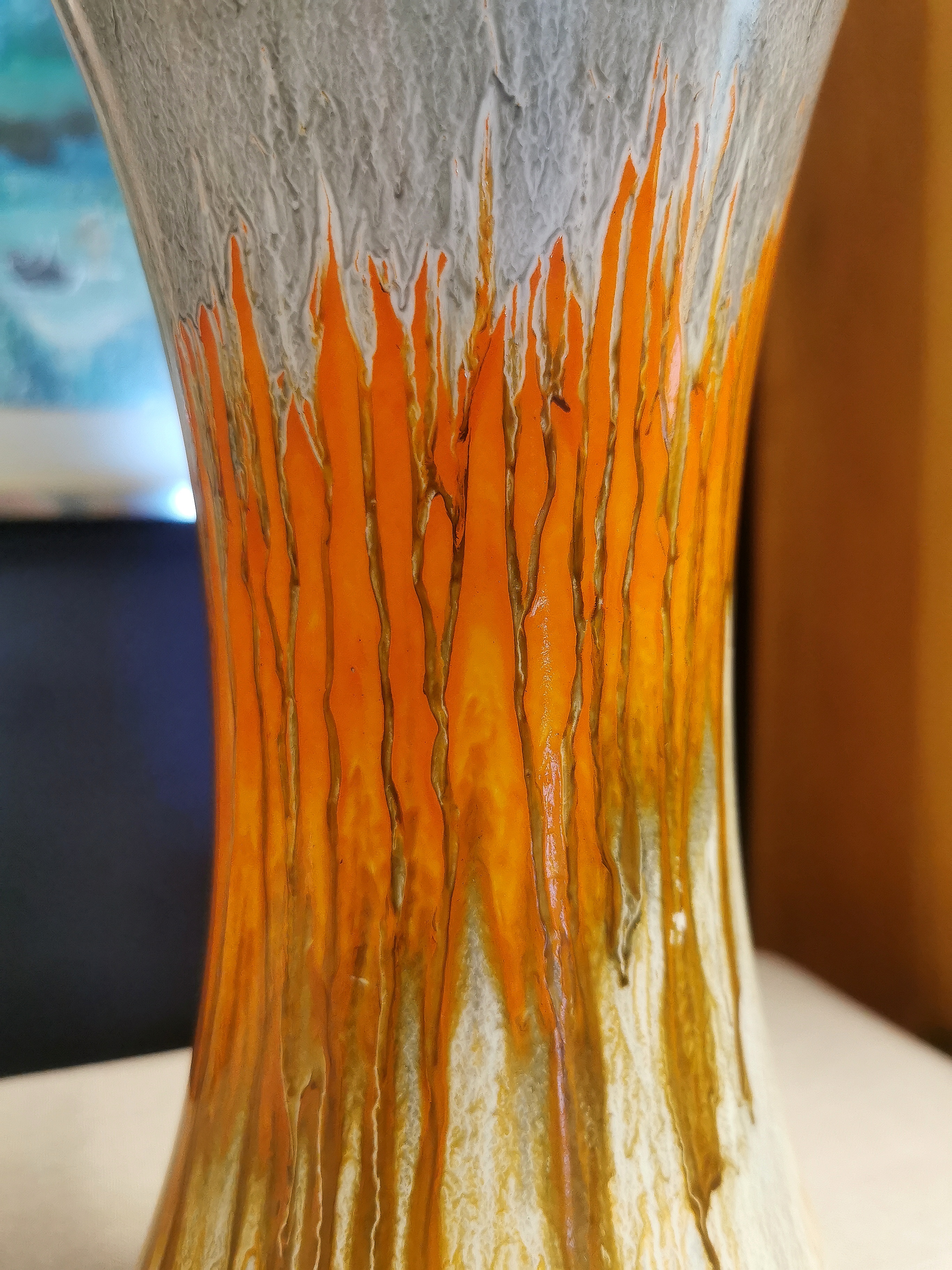 1940's Art-Deco Shelley Dripware Vase - 25cm high - Image 3 of 4