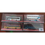 A Collection of 4 Diecast Corgi Original Omnibus Company Bus Coach Toy Models (limited editions with