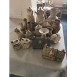 Large Collection of Shelf Pottery & Tremar etc