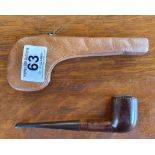 Cased Cool & Sweet Meerschaum Estate Smoking Pipe