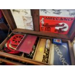 Extensive Boxed Early Vintage Meccano Toy Building Collection - 70x31x41cm