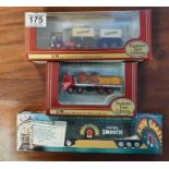 A Collection of 3 Diecast toy model lorries(2 Gilbow Exclusive First Editions, 1 Lledo John Smith li