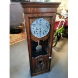 Antique International Time Recording Company (ITR) Clock - 121x45x19cm deep