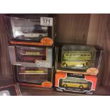 A Collection of 5 West Yorkshire Bus Coach Toy Models (3 Gilbow Exclusive First Editions, 2 Corgi Or