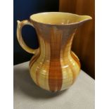 Orange & Yellow Harmony Band 1950's Water Jug - 19cm high