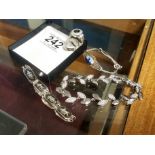 Collection of 925 Silver Jewellery inc a nice Delft Bracelet