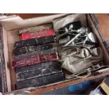 Box of Cut Throat Razors inc Isonit, Durham, Torrey, Hamburg & Cadman + Various Vintage Clippers