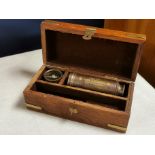 Cased Carl Zeiss Miniature Scope & Compass Set w/1941 Swastika Mark