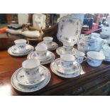 22pc 1930's Floral Shelley Tea Set + Teapot