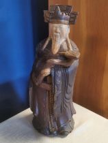 Large Mid-Century Chinese Deity Figure - Acquired from Guilin Province - 37cm high