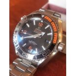 Omega Seamaster Planet Ocean Quarter Orange Wristwatch - in good working order, but no paperwork