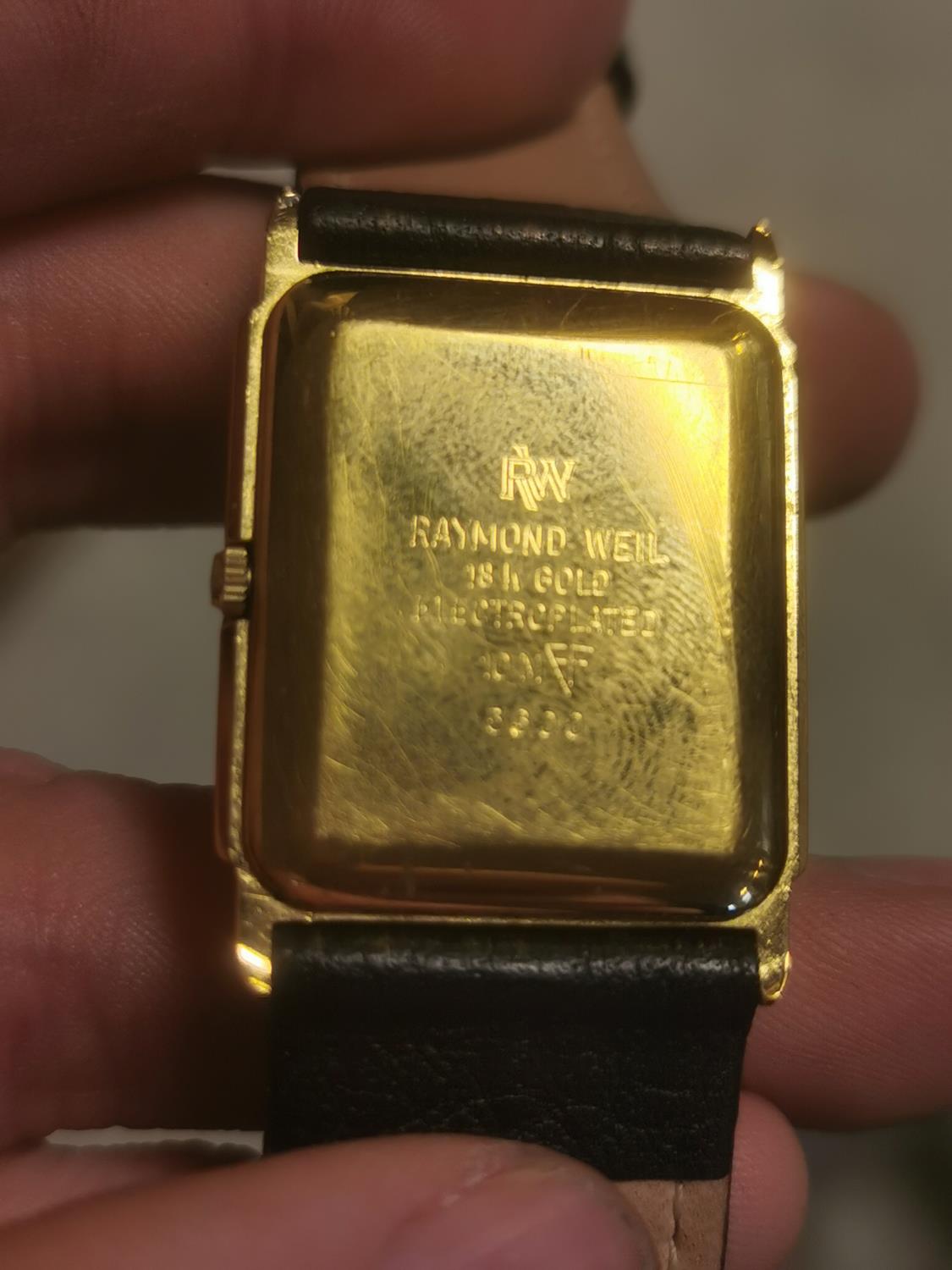 Raymond Weil 18ct Gold Plated Wristwatch - Image 3 of 3