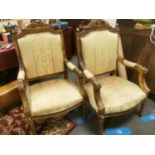Pair of Louis XVI Antique Chairs - likely late 19th Century
