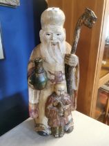 Mid-Century Chinese Deity Figure - Acquired from Guilin Province - 52cm high