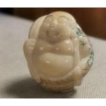 Small Oriental/Chinese Buddha Netsuke/Okimono Figure