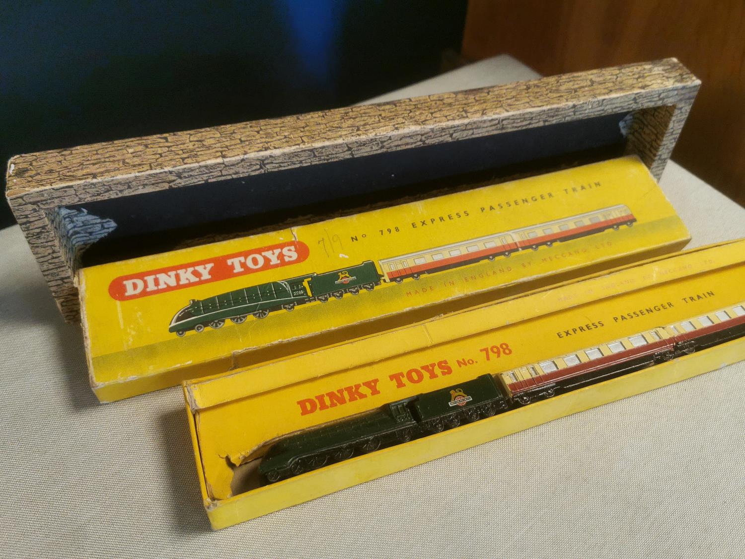 Pair of Model Toy Trains inc Dinky 798 Express Passenger + Tri-ang R50 Princess Victoria Loco - Image 4 of 4