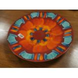 Retro Poole Volcano Charger Plate