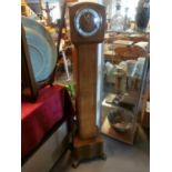 Vintage Oak Grandmother Clock