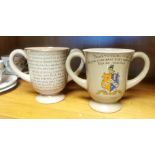 Commemorative Cups - Turn of the Century and Wileman