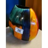 Poole Pottery Volcano Vase - 18cm high