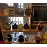 Collection of Vintage Honey Pot Pottery Pieces